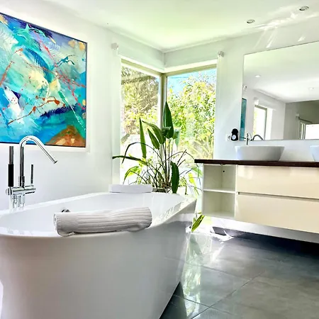 Stylish Ibiza Near Beaches Private Pool & Lush Garden Villa